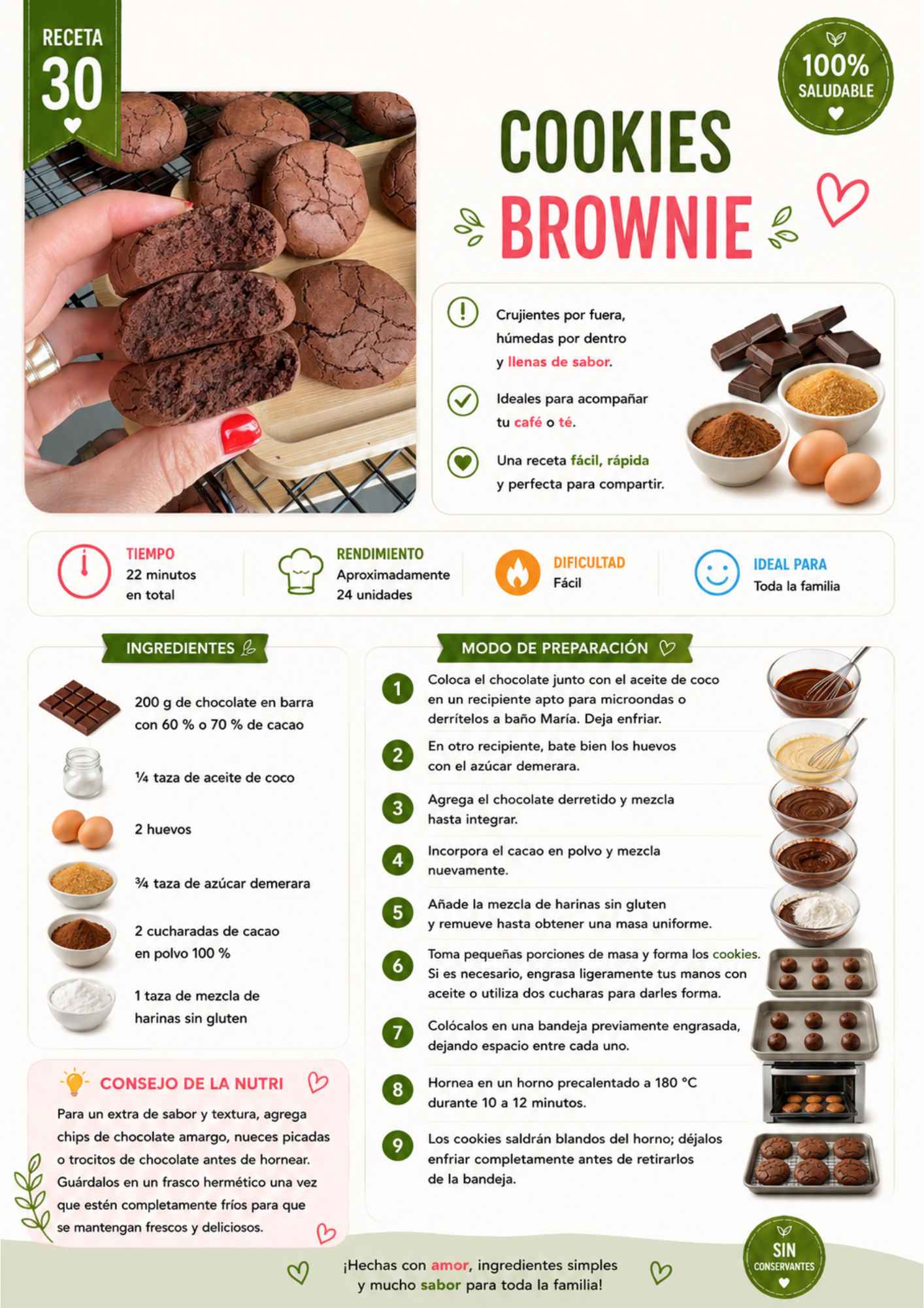 Cookies brownie